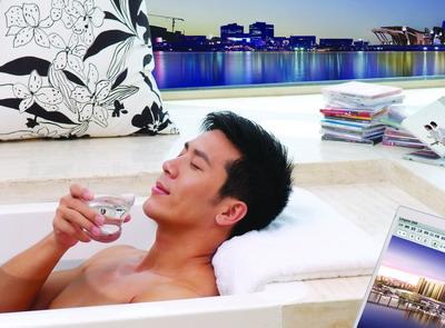 享受男士spa,缓解工作压力